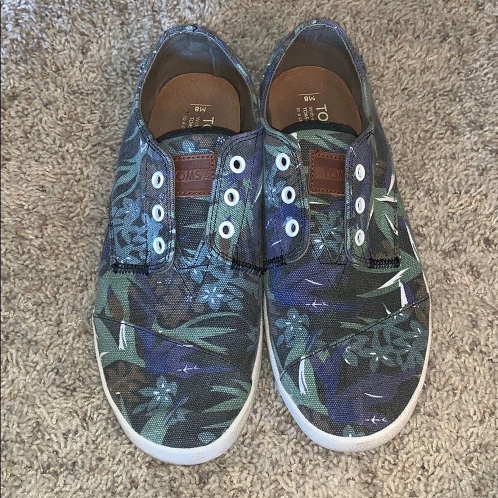 FLORAL TOMS SNEAKERS